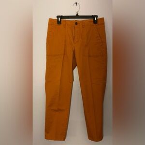 GAP Women Cargo Pants in Orange